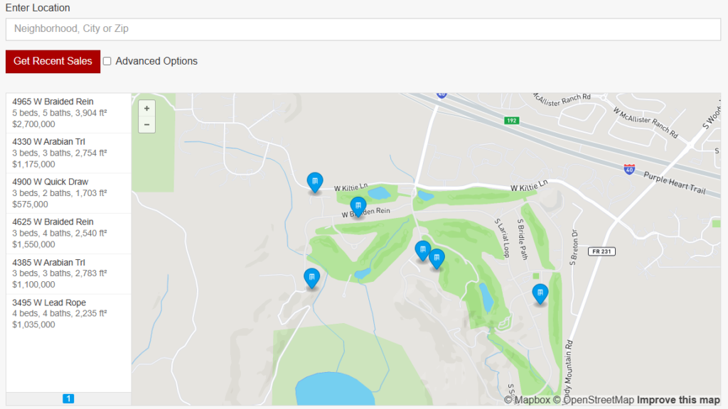 map tabs
